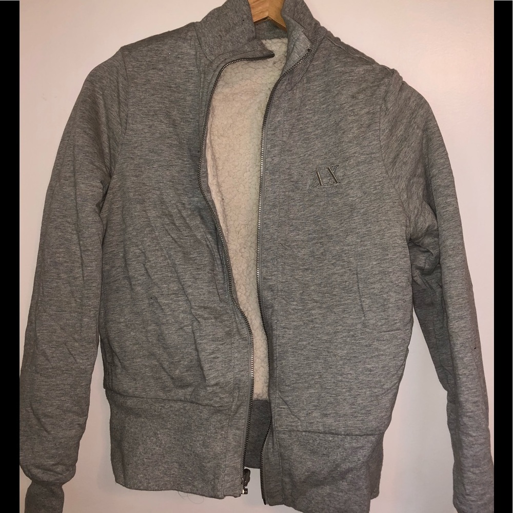 Super cute reversible soft zip up sweatshirt